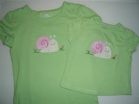 Camisetas caracol 100% algodón